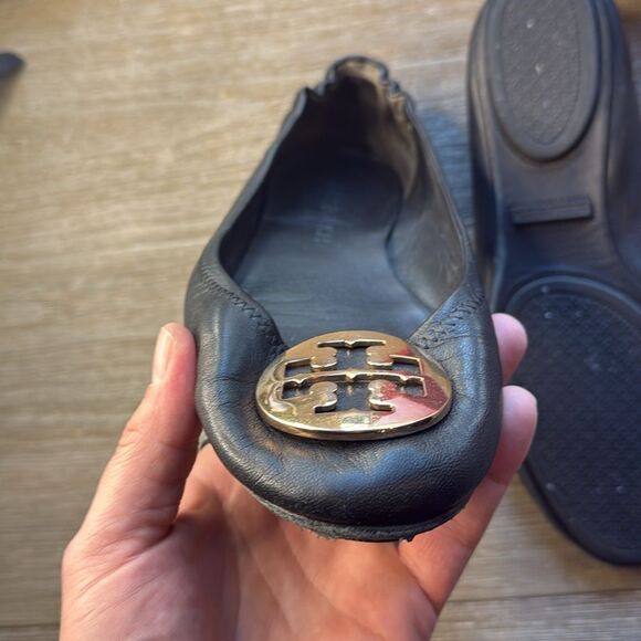 Tory Burch Women's Minnie Travel Ballet Flats with Bag Size 11 - Picture 5 of 8